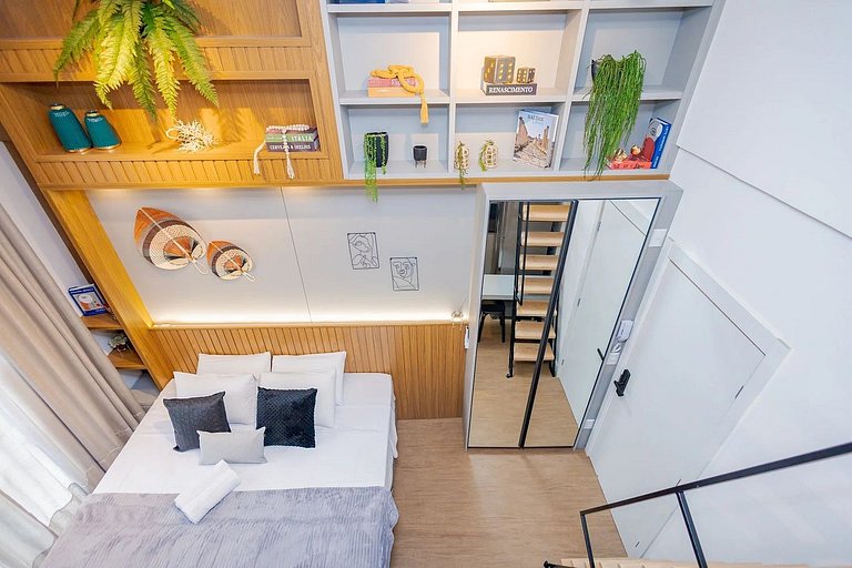 Studio Duplex Moderno | Ecoville | Próx. Barigui