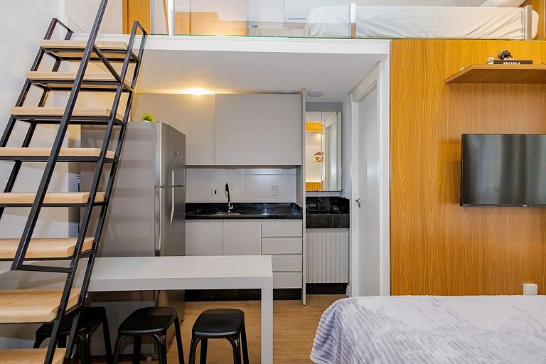 Studio Duplex Moderno | Ecoville | Próx. Barigui